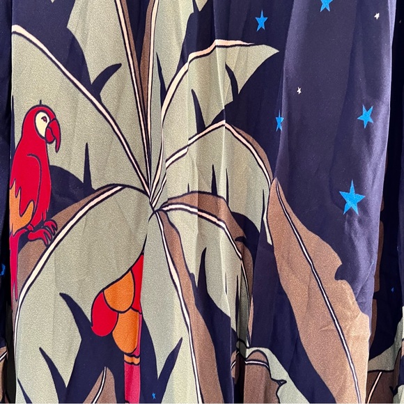 NWT Farm Rio Anthropologie Floral Maxi Slip Dress - Picture 6 of 10